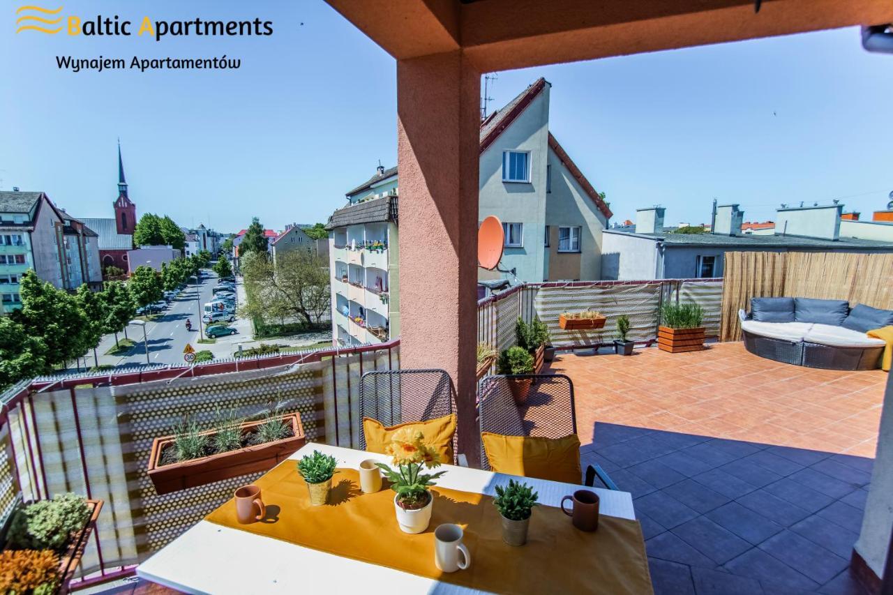 Baltic Apartments - Apartament Sloneczny Taras Свиноуйсьце Экстерьер фото